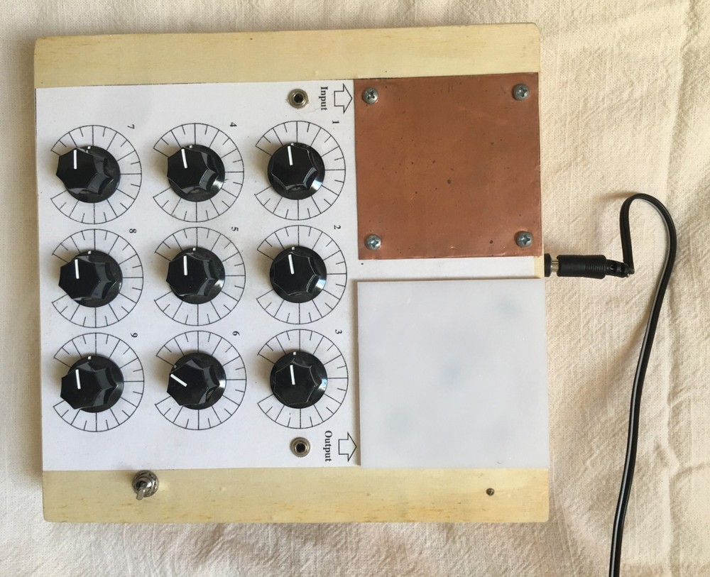 Orgone Eectric Copper Radionics Natural Wood Machine