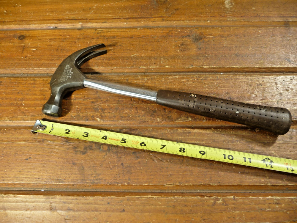 Vintage True Temper Rocket A13 Claw Hammer Brown Handle