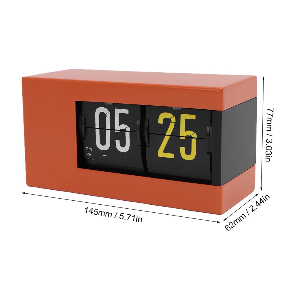 Automatic Calendar Flip Clock With LED Display For Home Office Decor