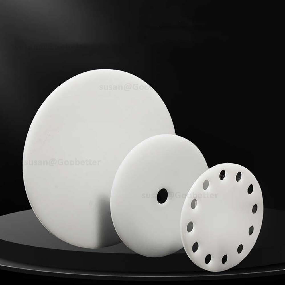 Circles Cut Disc Circles Round White PP Plastic Custom Sizes Available 20-350mm