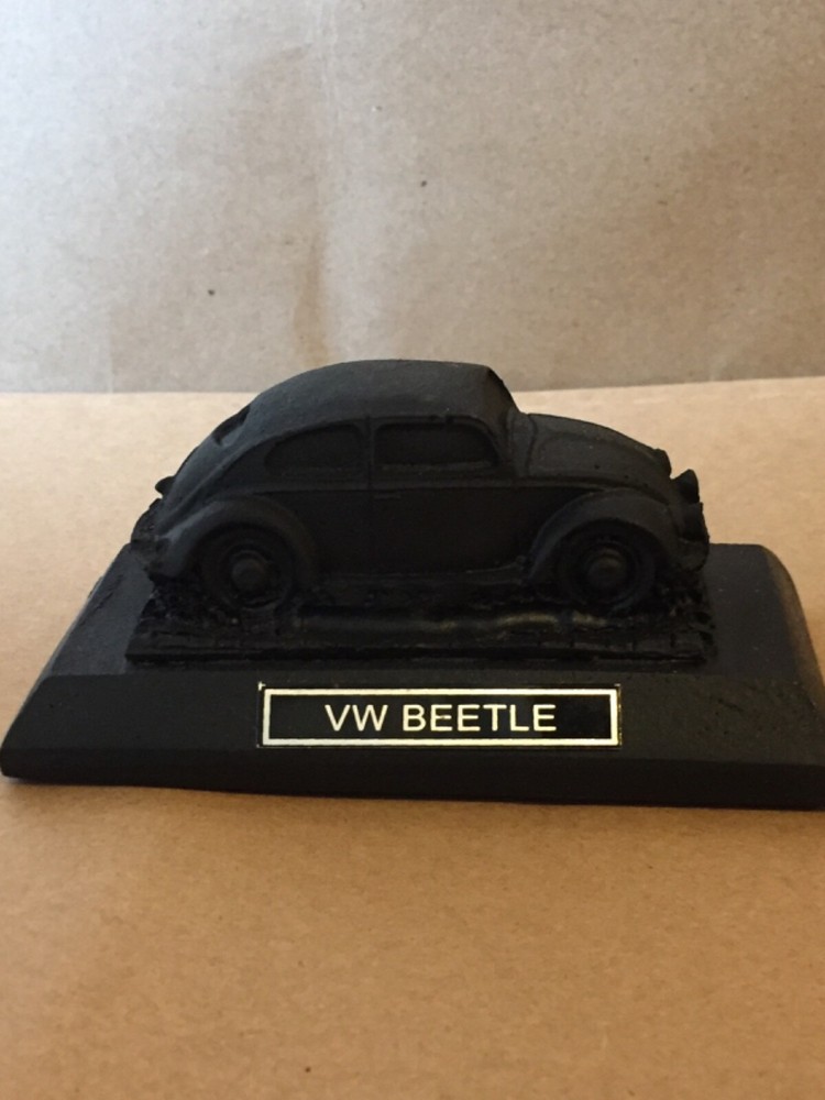 V W Beetle. Scottish coal ornament.