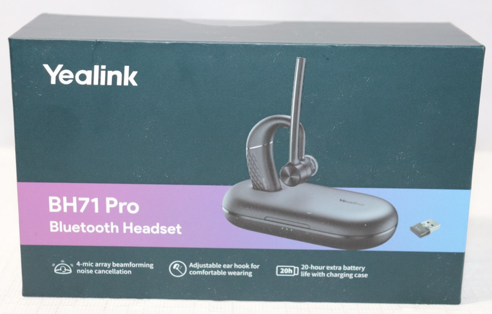 Yealink BH71 Pro Mono Bluetooth Multi-Point Wireless Headset – New