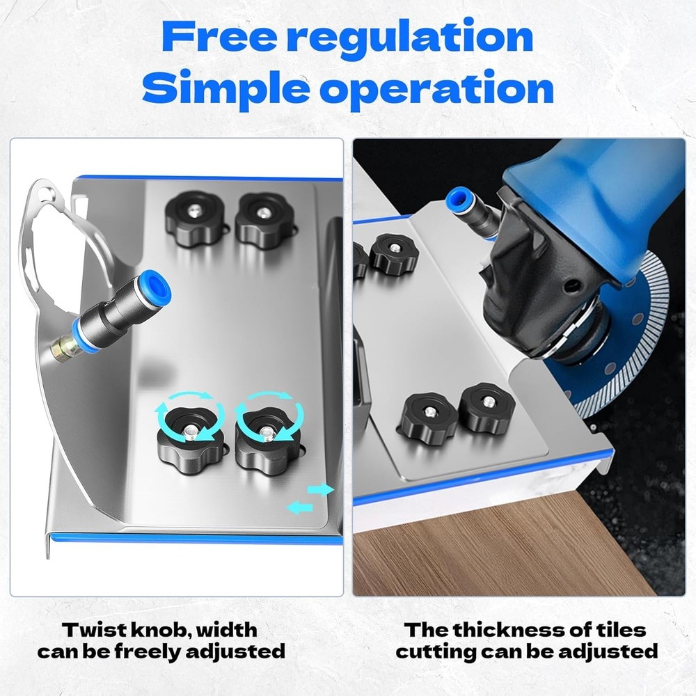 45 Degree Tile chamfering Tool Angle Grinder Stand for 45° Tile Cutting 100-T...