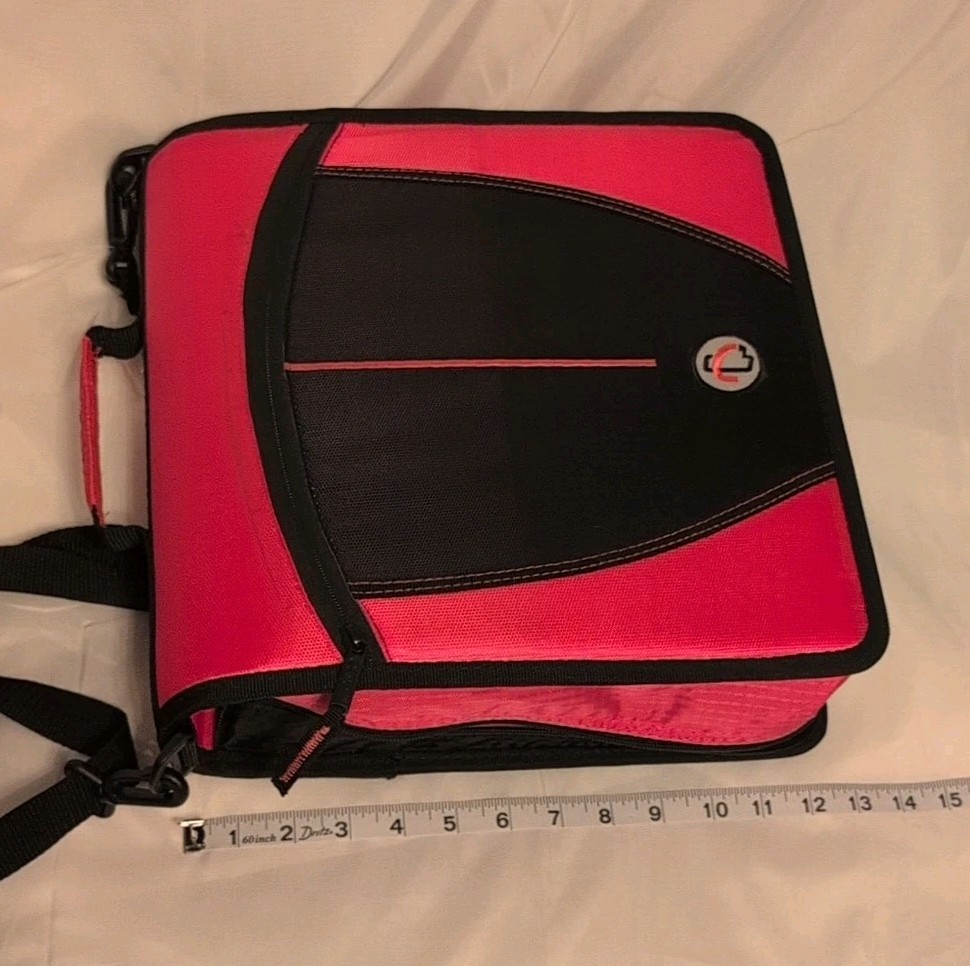 Case It Shoulder Folder Document Keeper Messenger Case Pink