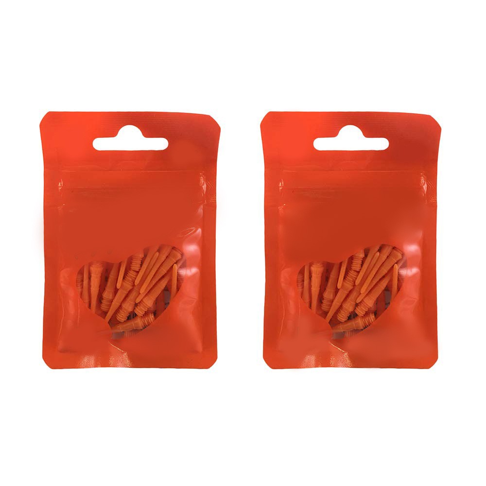 Soft Tip Dart Points 2BA Thread,3 Sizes,30/60 Pcs,Steel Tip Replacement,Orange