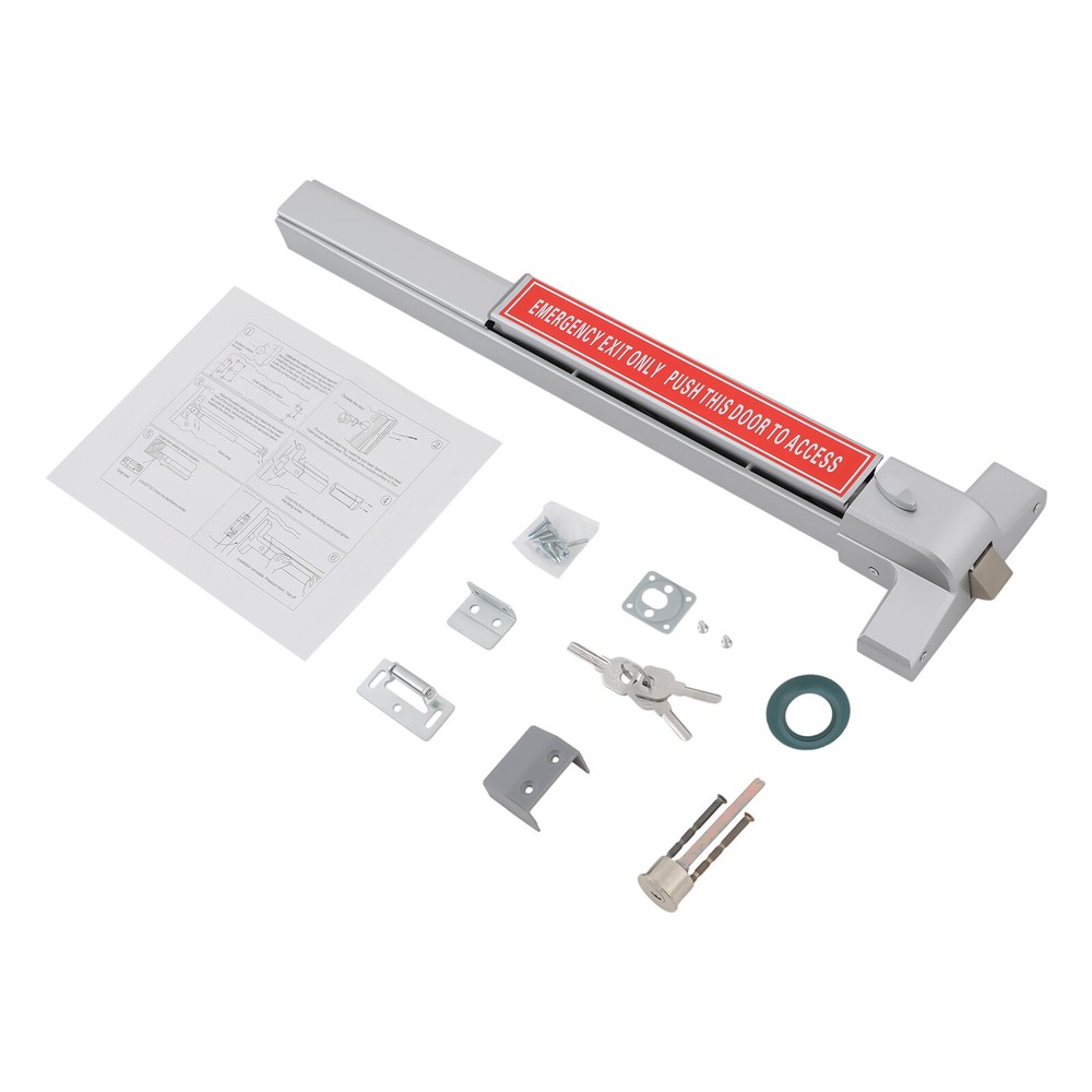 Heavy Duty Door Push Bar Panic Exit Lock Device Hardware Latches Emergency Exit