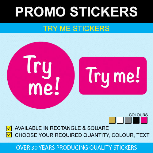 Try me! Stickers