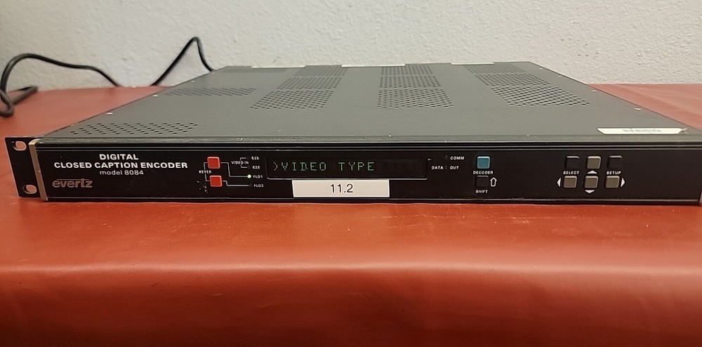 Evertz Model 8084 Digital Closed Captioning Encoder. Fast Shipping!