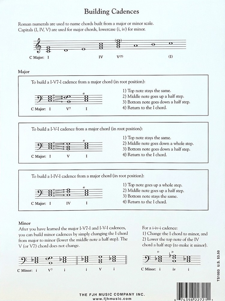Cadence Chords - Technique Sheet No. 3