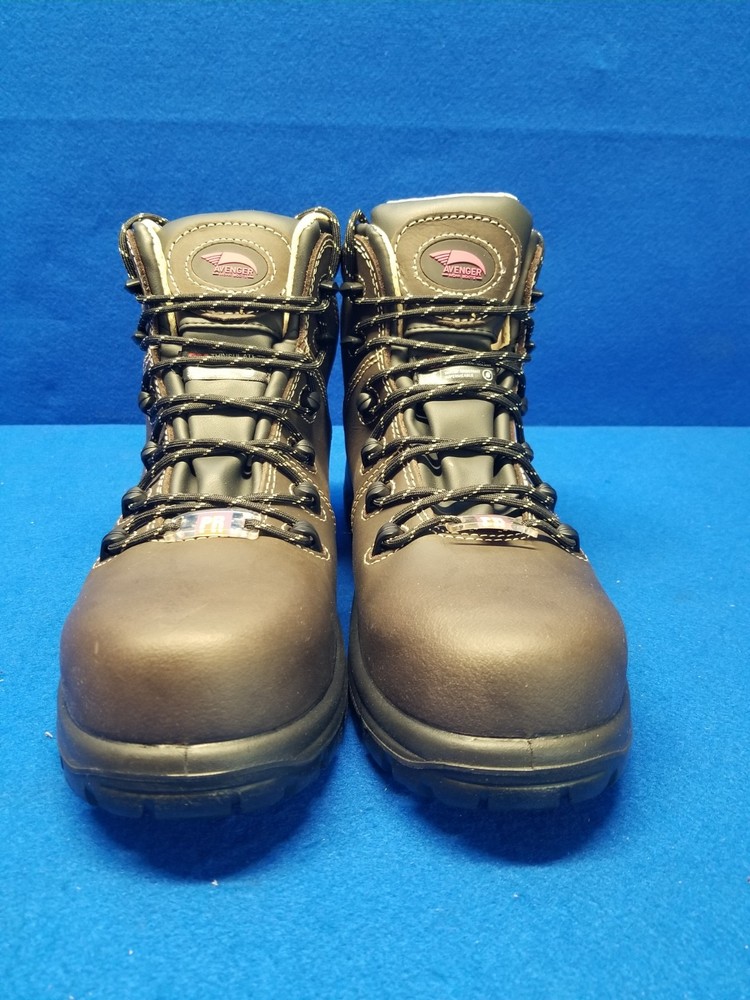 Avenger Womens Size 11 D Composite Toe Work Boot A7130
