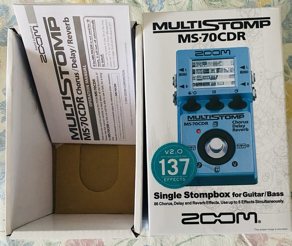 Zoom MultiStomp MS-70 CDR