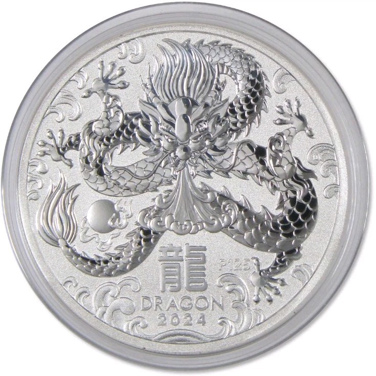 1 oz Elizabeth 2 Silver Coin BU