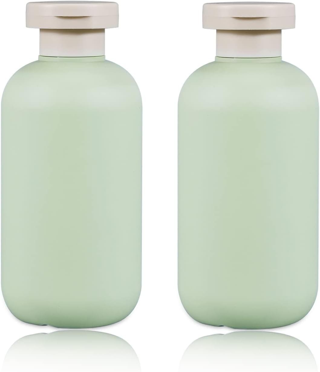 6.8oz Squeeze Bottles with Flip Cap, Refillable Plastic