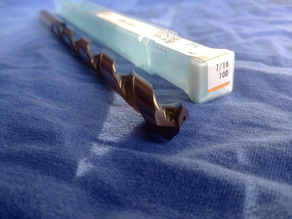 OSG 11.1mm Solid Carbide Drill, Coolant Thru, Extra Long 10xD 526843711