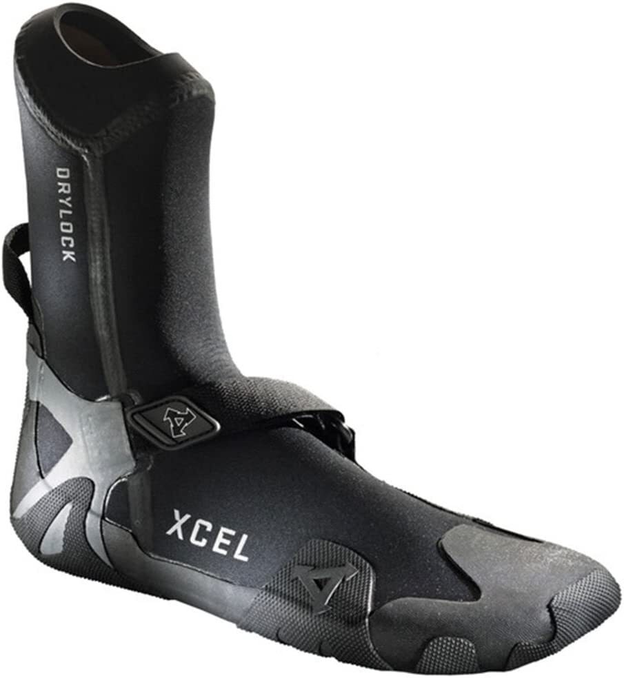 XCEL Men's Drylock Round Toe Boot 5Mm Black/Grey 6