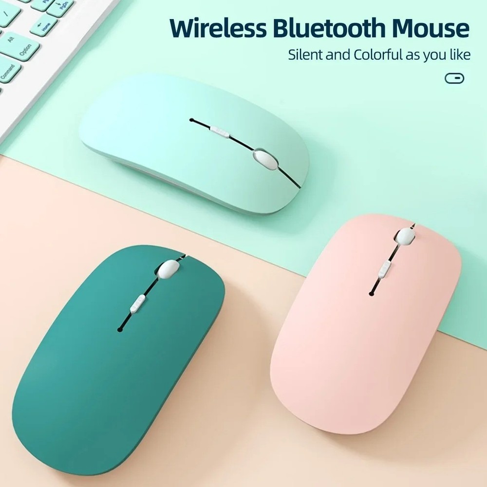 Wireless Bluetooth-compatible Mouse Portable Ergonomic Computer Mice For Laptop
