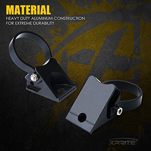 Roll Bar Mounting Brackets, Universal Adjustable LED Light Bar 2 Inch