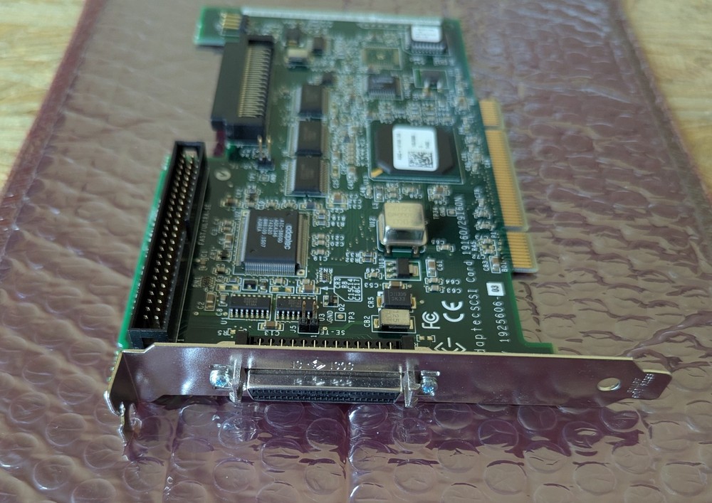 Adaptec 19160/29160N SCSI Interface Card LVD Controller Adapter PCI 1925606