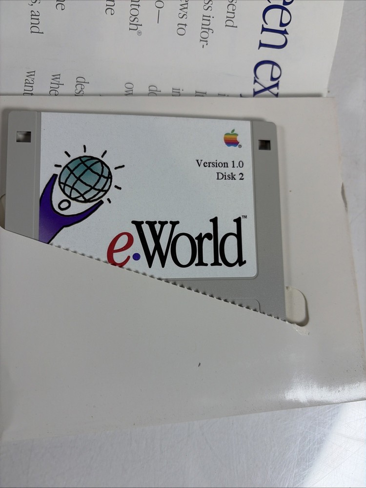 Apple e-World for PC Installation Floppies Install 1 & 2 Version 1.0 Booklet