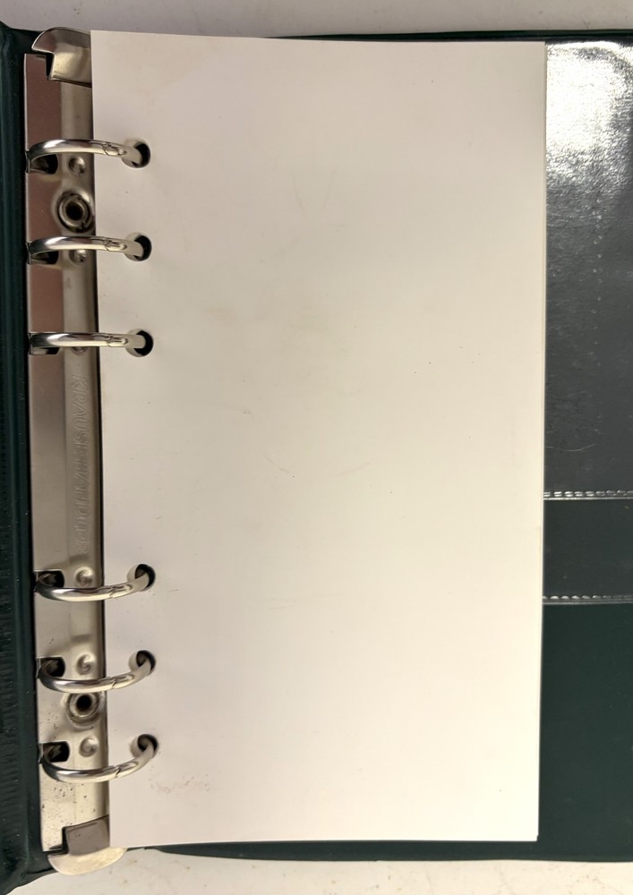 British Military Plastic Folder with Section Commanders Insert Aide Memoire