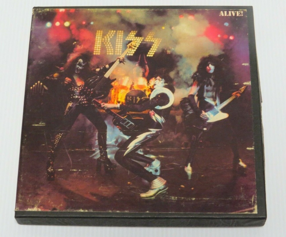 KISS ALIVE! REEL TO REEL TAPE 1975 AUCOIN