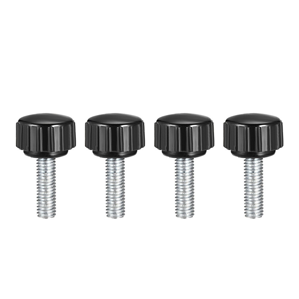 M5 x 20mm male thread knurled locking knobs 4 pcs
