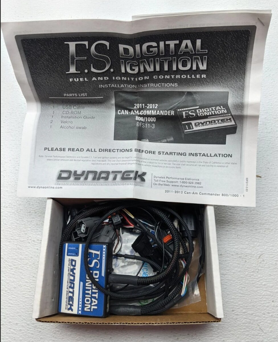 2011-2012 Can-Am Commander 800 1000 Dynatek FS Ignition DFS11-3