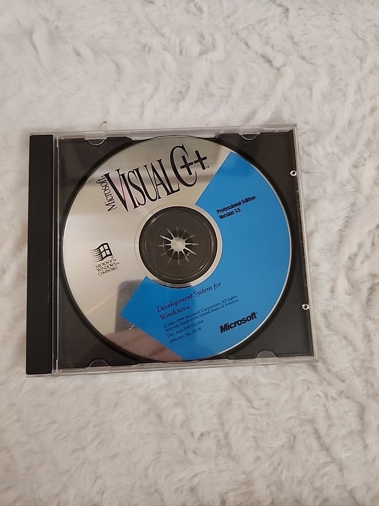Microsoft Visual C++ Version 1.5 Power Tools for MS-DOS & Windows - Super Rare