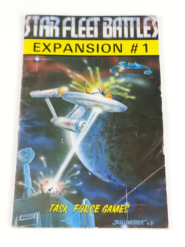 Vtg Star Fleet Battles Expansion Module #1 Task Force Games Booklet