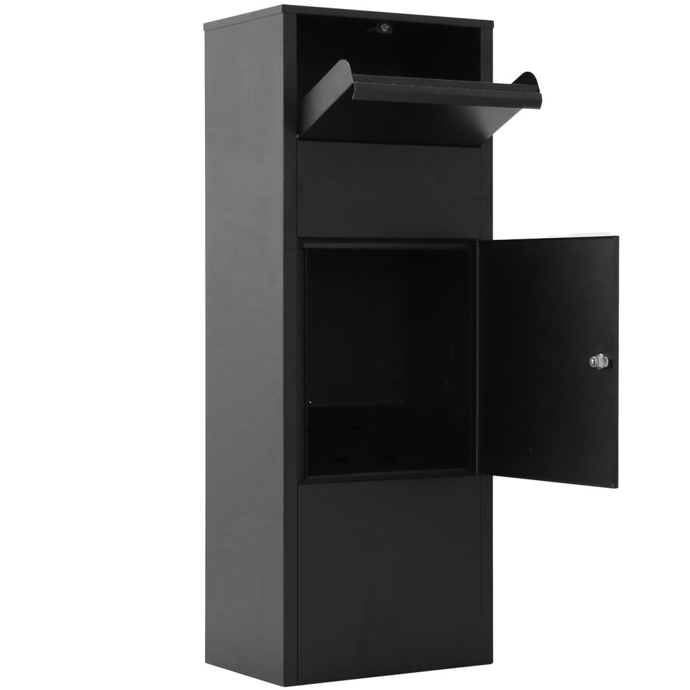 Parcel Delivery Drop Box for Porch Lockable Secure Storage Compartment Mailboxes