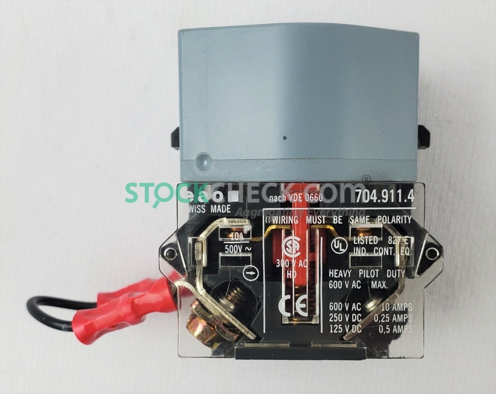 EAO Switch 704.911.4 Switch Includes 704.950.5 Mounting Flange