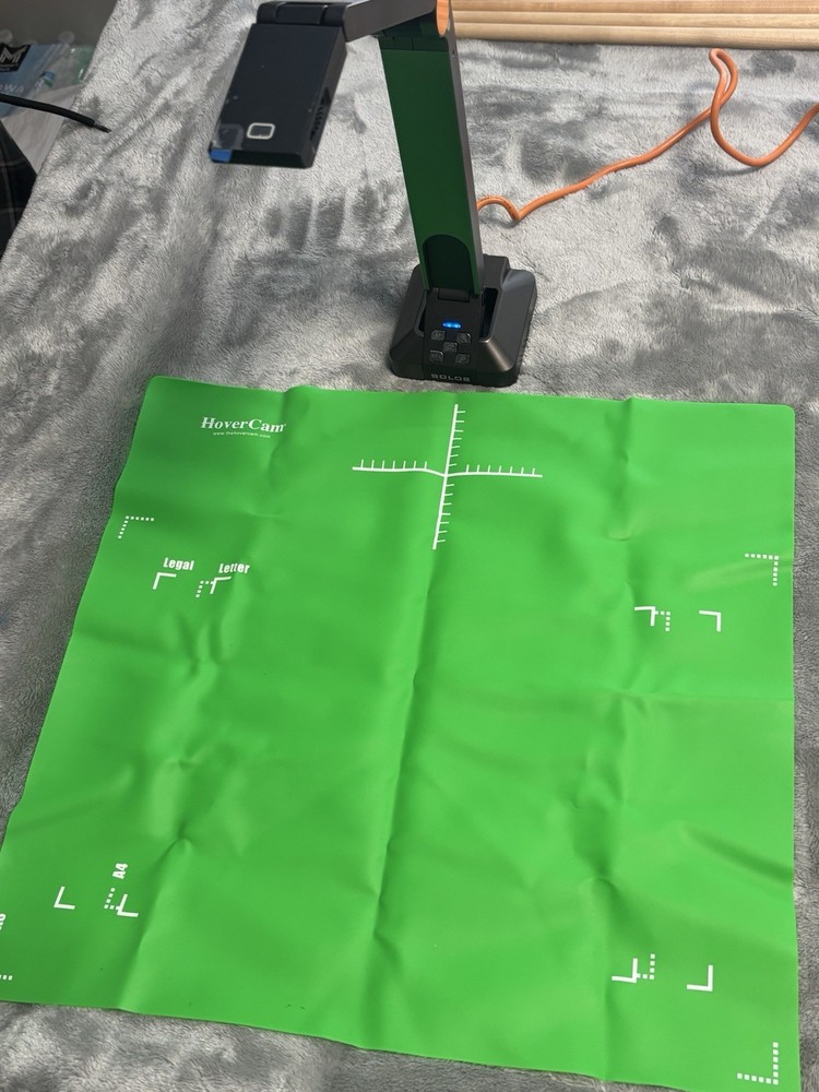 HoverCam Solo 8 USB Document Camera Presentation Equipment with USB Cable & Mat