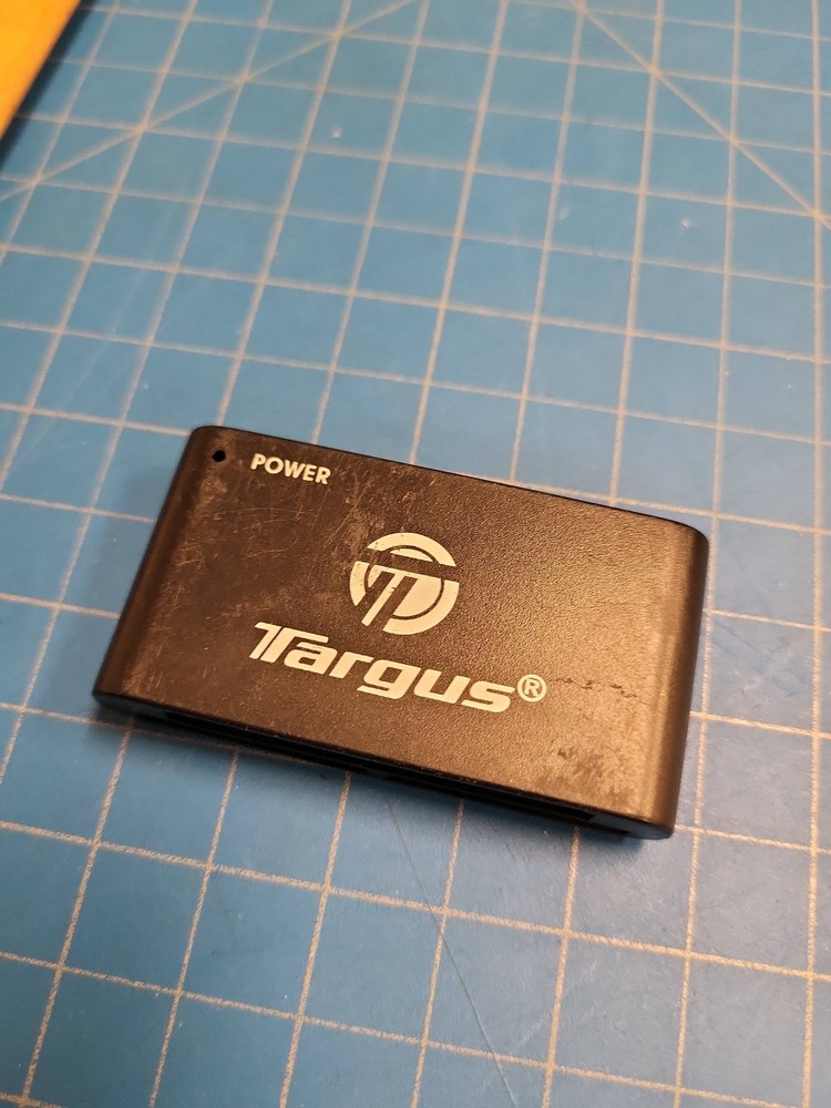 Targus Multi Card Reader USB Adapter Memory Card Reader Writer Compact Flash SD