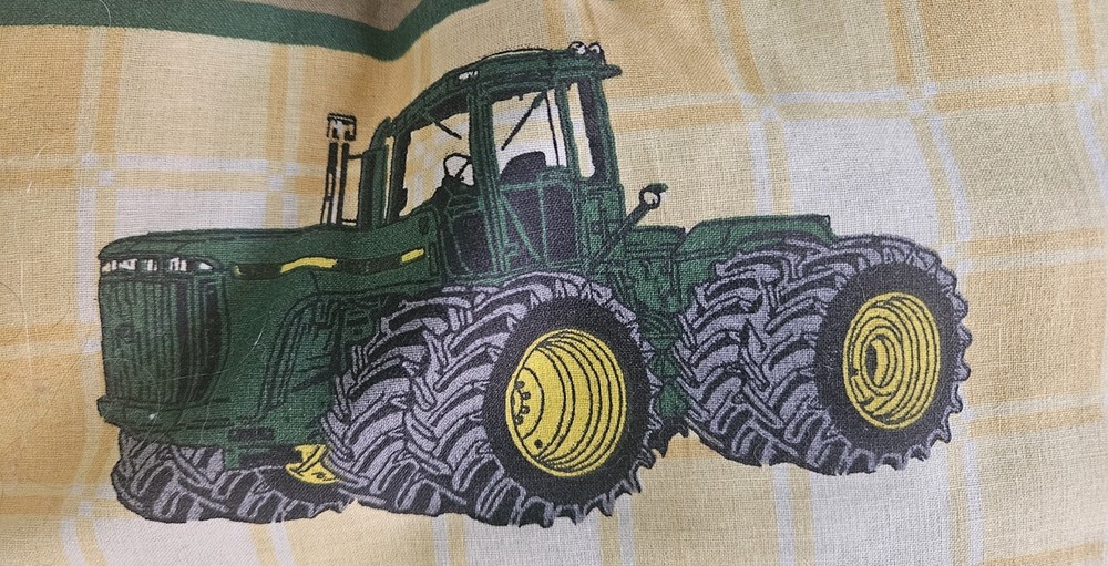 Vintage Style John Deere 15" Square Pillow.