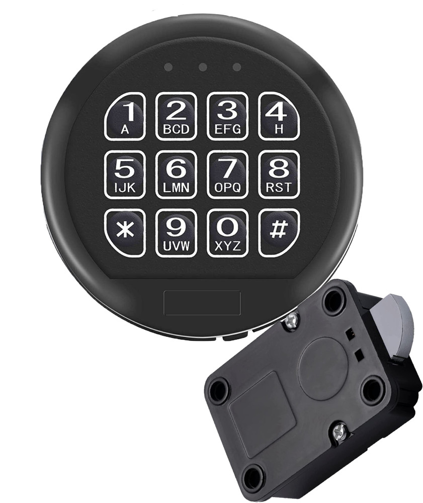 Gun Safe Lock Replacement & Swing Bolt Lock Black Keypad Electronic Safe Lock