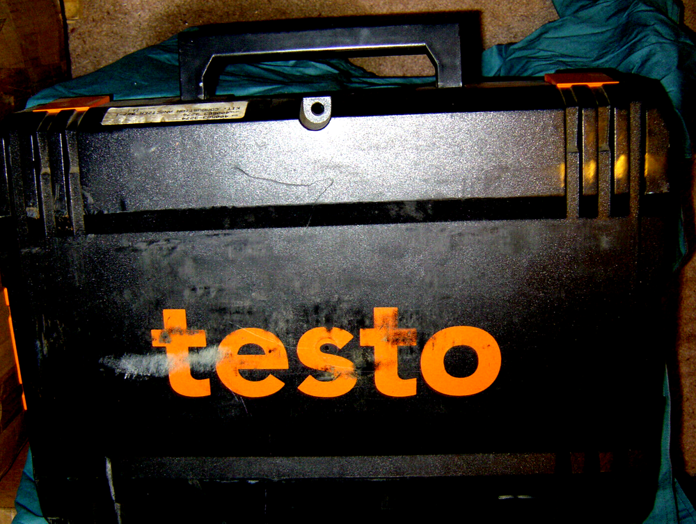 Testo 327-1 Flue Gas Analyzer Kit with printer works great filter sensor needed