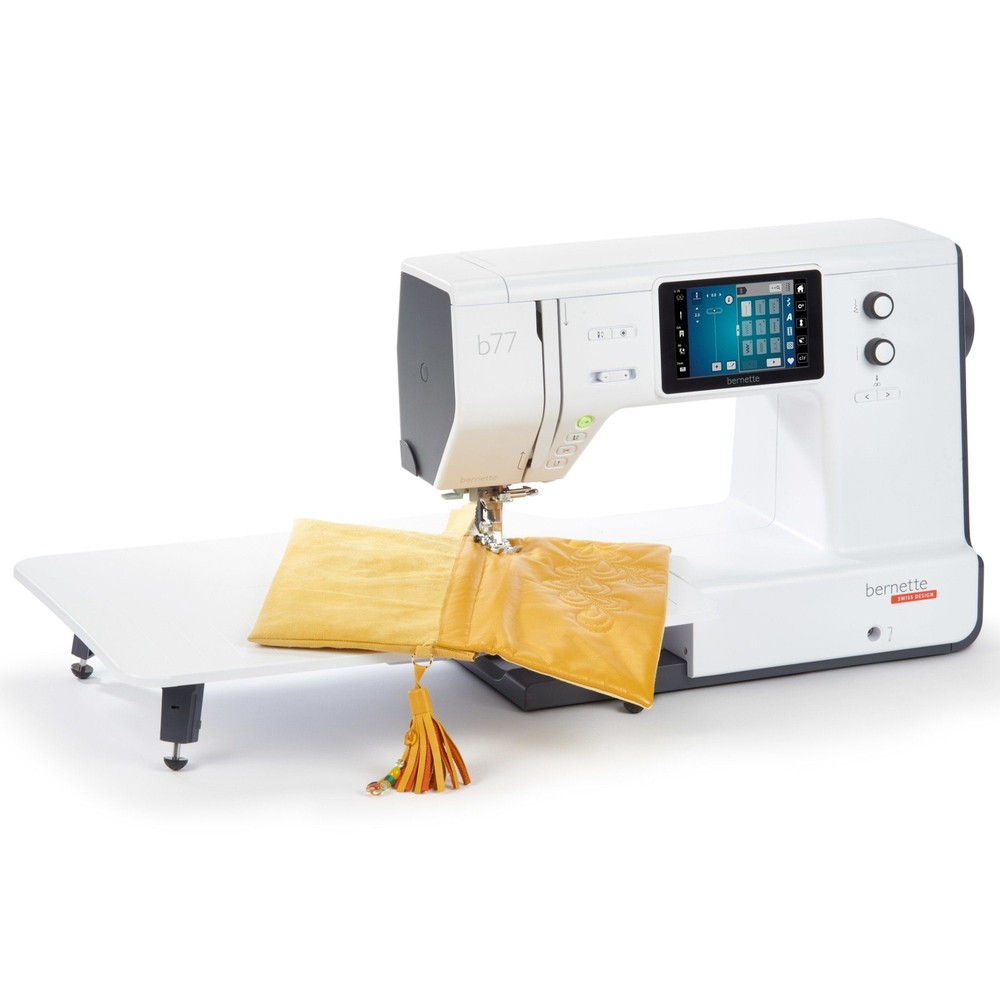 Bernette B77 Deco Sewing & Quilting Machine Bundle with 100 Thread Spools