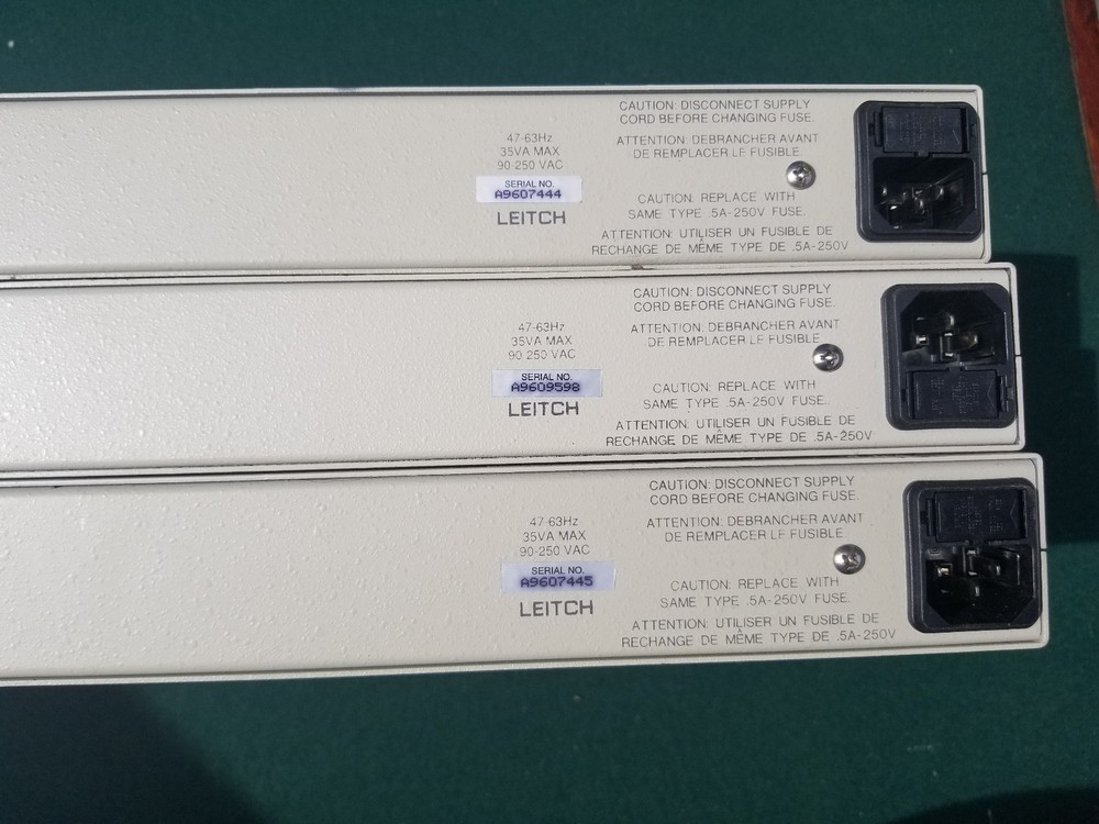 3 x Leitch RCP-ANX4 Professional Audio Video Programmable Remote Control Panel