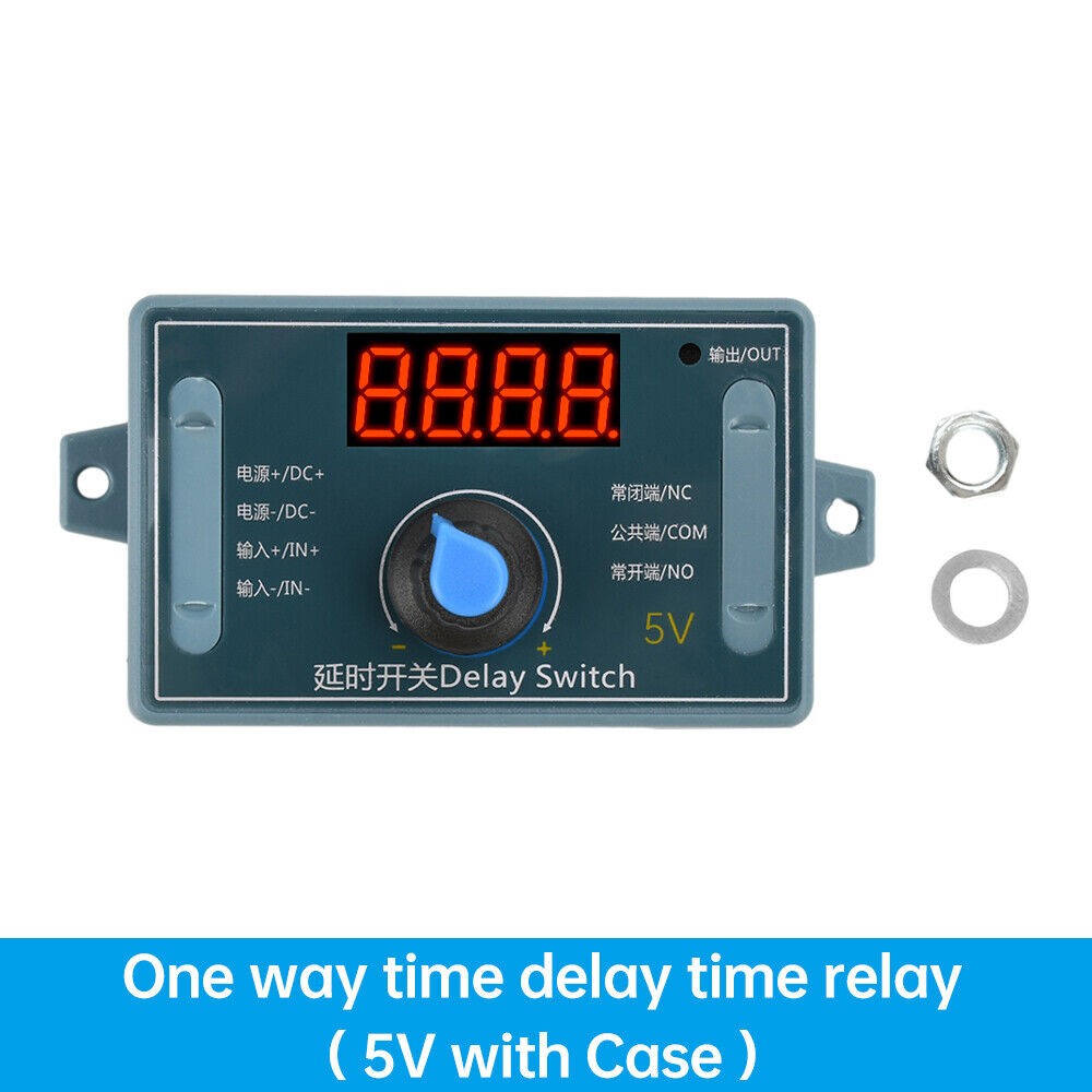 DC5V/12V/24V Time Delay Relay Module LED Digital Adjustable Timer Control Switch