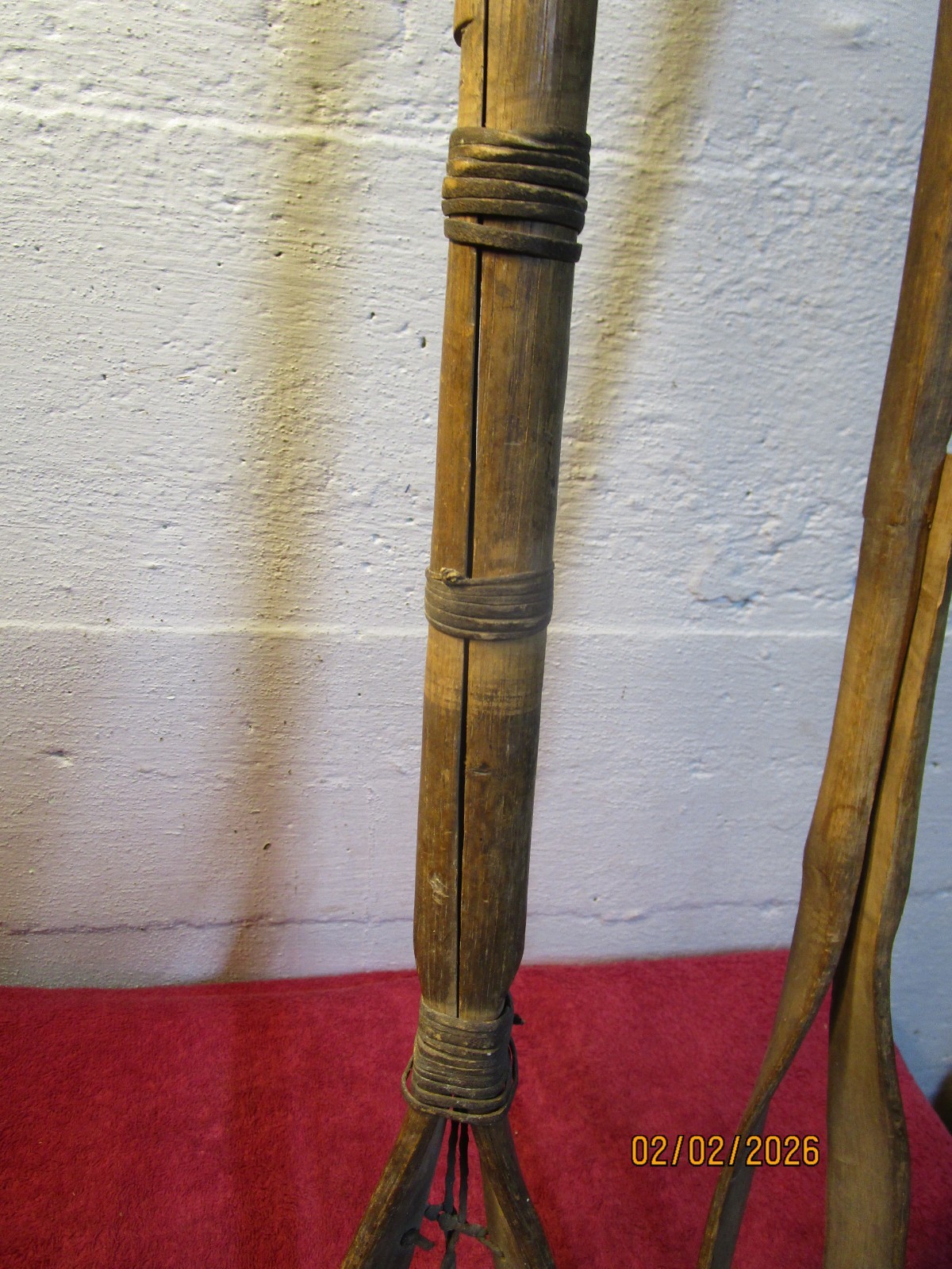 Antique Native American? Lacrosse Stick Ball Sticks Bentwood