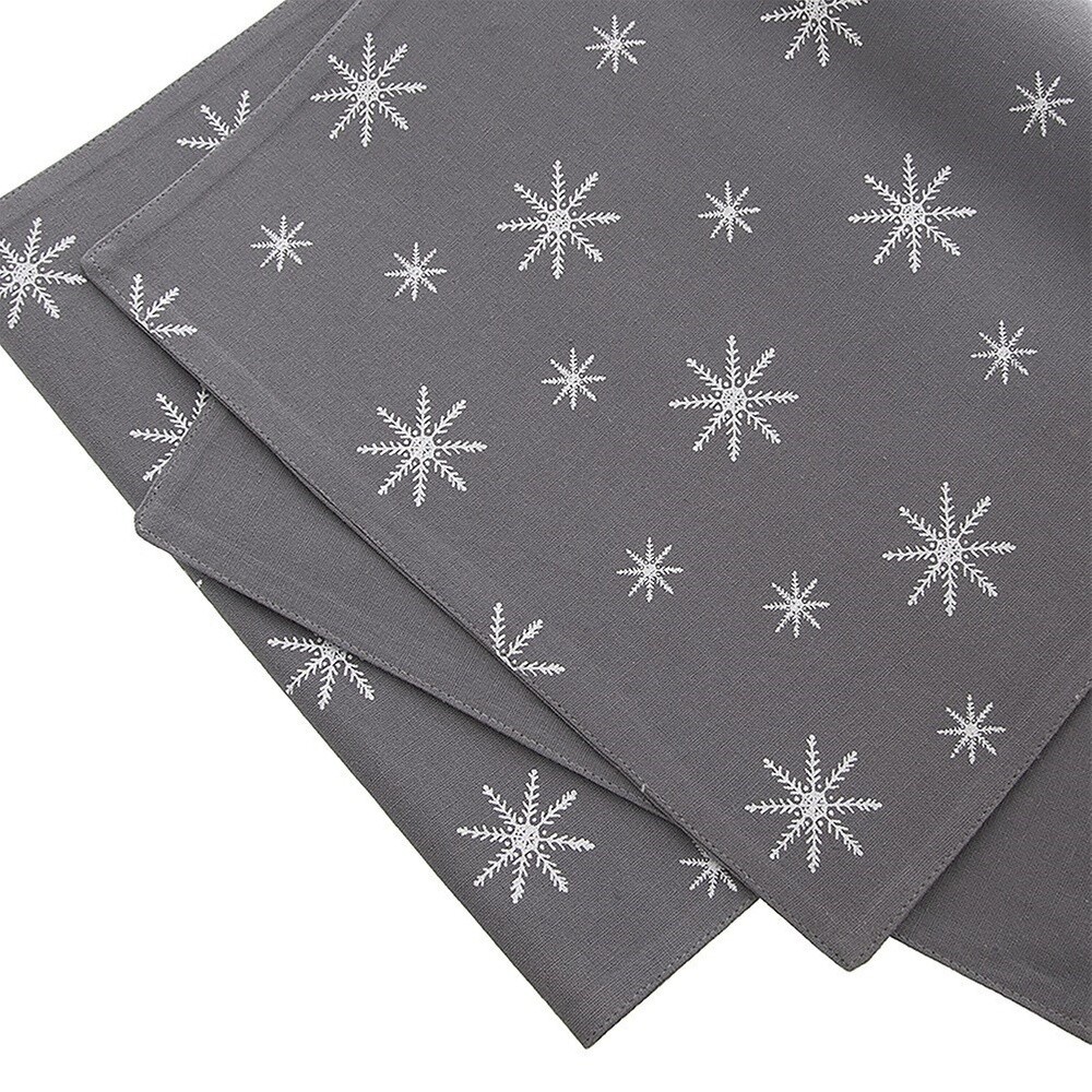 Table runner, tablecloth, tablecloth, Christmas table runner, grey,...