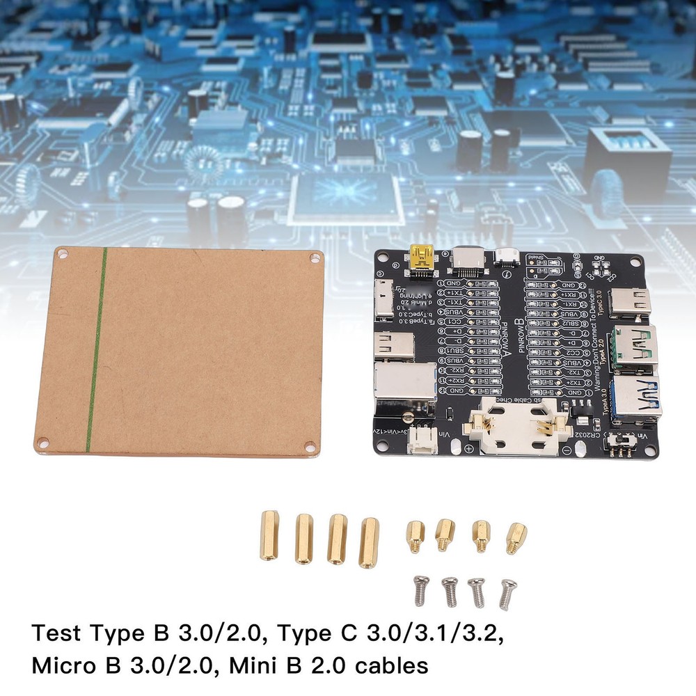 USB Cable Tester with LED Indicator Data Line Detection Board USB Cable Checker