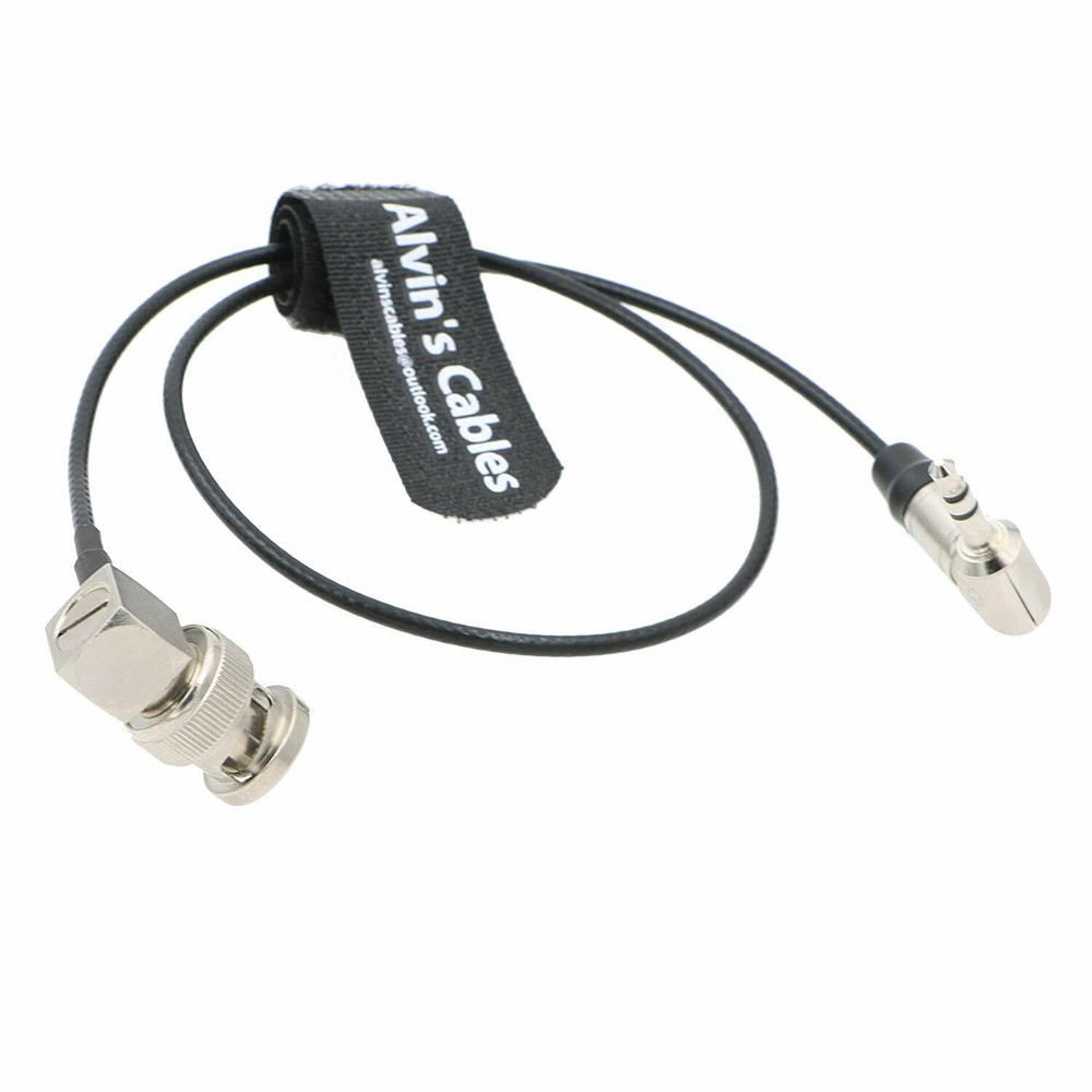 Tentacle 3.5mm Double Right Angle TRS to BNC Timecode Cable Audio SYNC 0-Delay