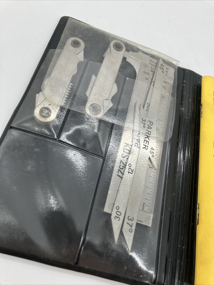 Parker Fluid Hydraulic Thread Identification Kit Caliper Set Thread Profiles TG