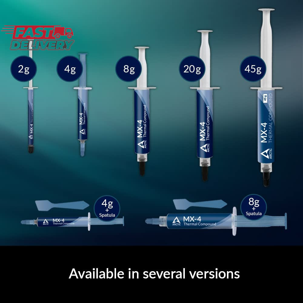 ARCTIC MX-4 (4 G) - Premium Performance Thermal Paste for All Processors (CPU, G
