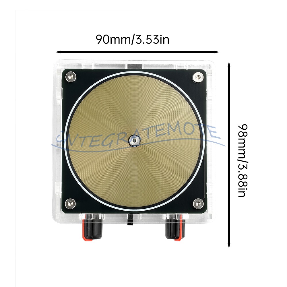 Bluetooth Music Tesla Coil Plasma Loudspeaker Touchable Artificial Lightning DIY