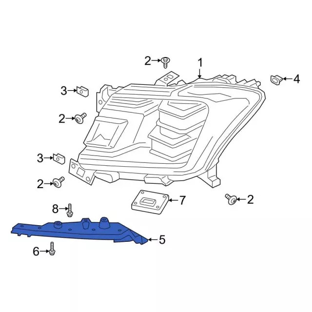 Genuine Ford Headlight Bracket JL1Z-17C972-B