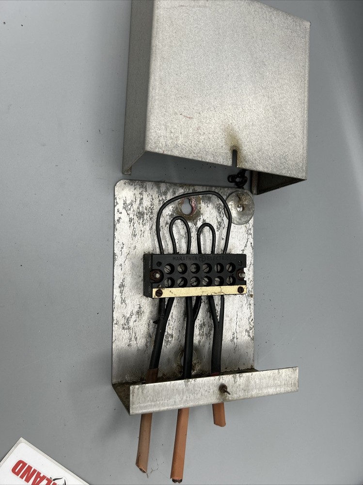 Gamewell Fire Box, Junction Box, Aluminum
