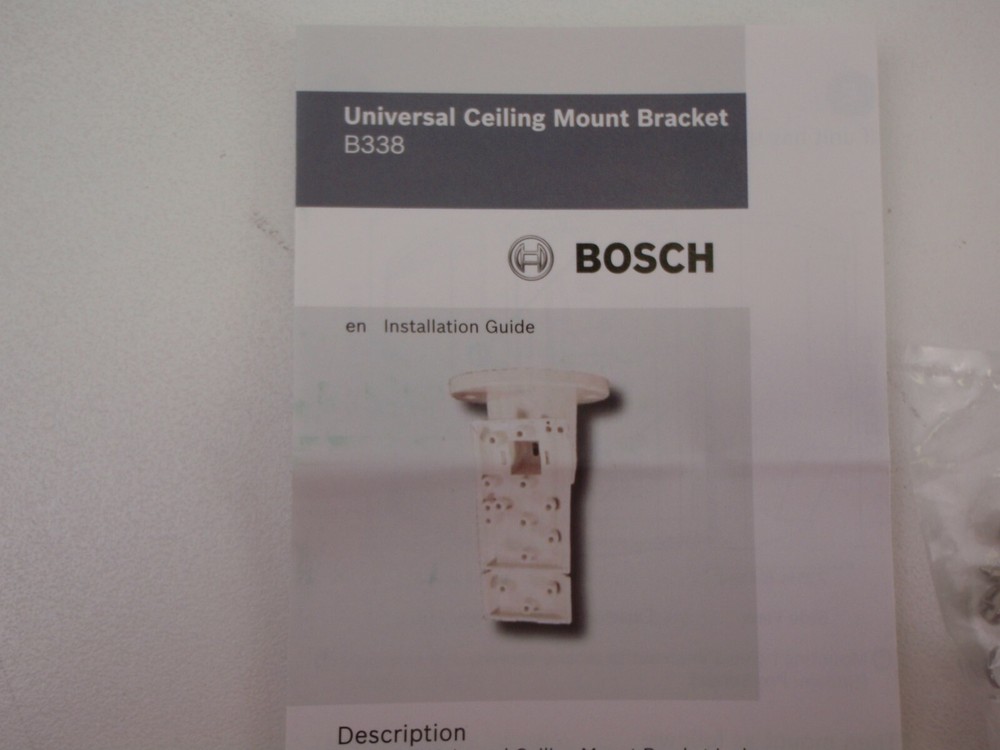 BOSCH PIR DETECTOR UNIVERSAL CEILING MOUNT BRACKET SENSOR ALARM SYSTEM B338
