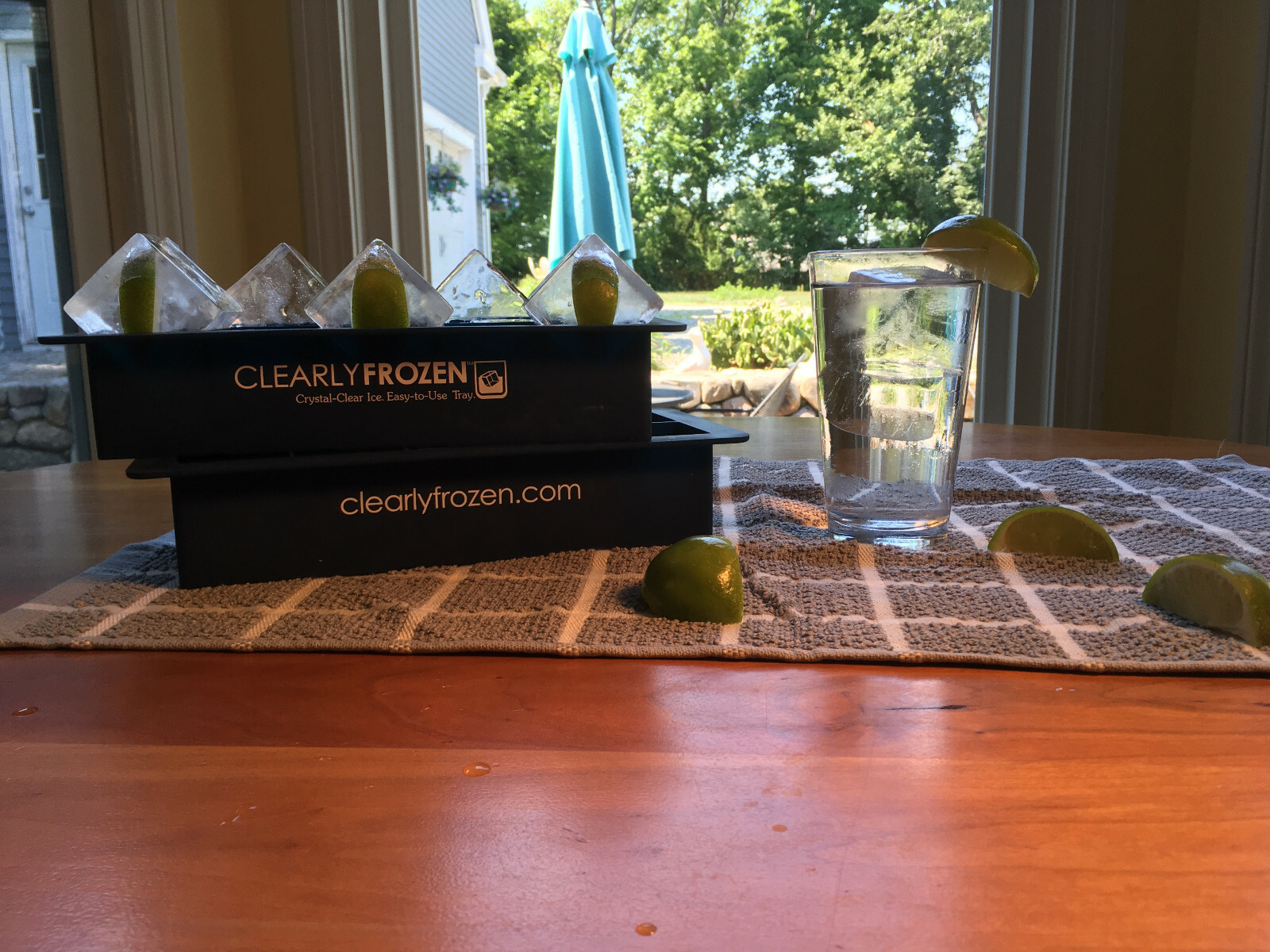 ClearlyFrozen High Capacity (10 x 2 inch) Home Ice Cube Tray/Ice Cube Maker